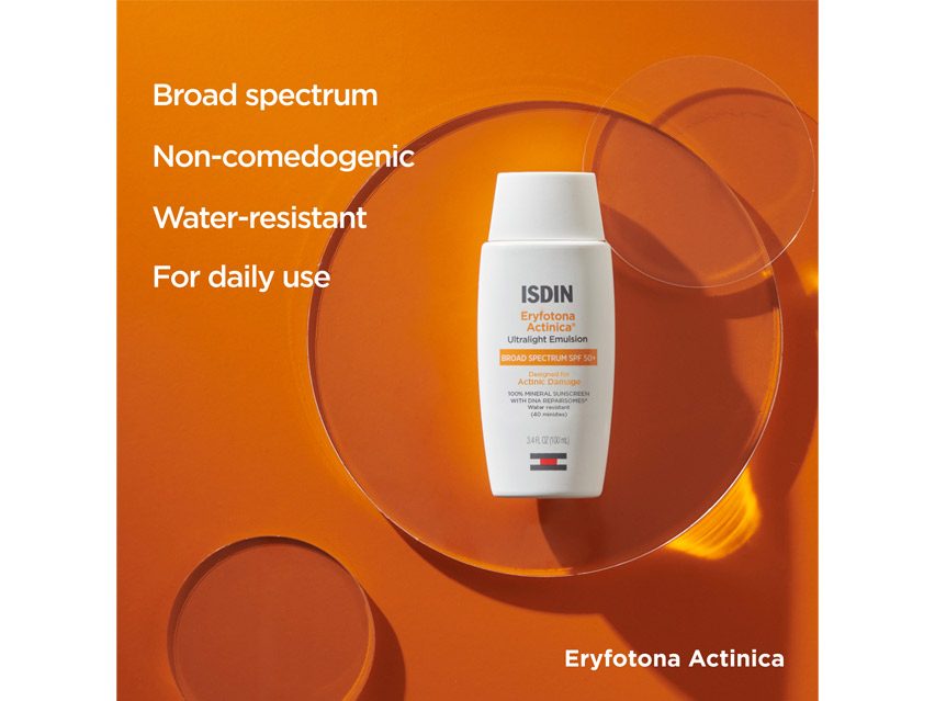 ISDIN Photo Eryfotona Actinica Daily Lightweight Mineral SPF 50+ Sunscreen