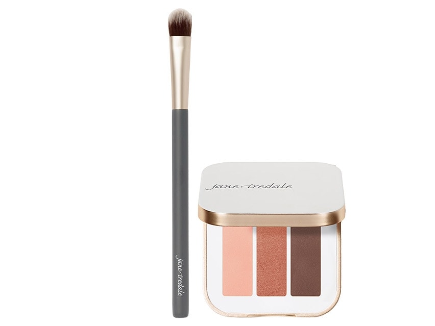 jane iredale Eye Shadow Triple and Fluffy Eye Brush duo