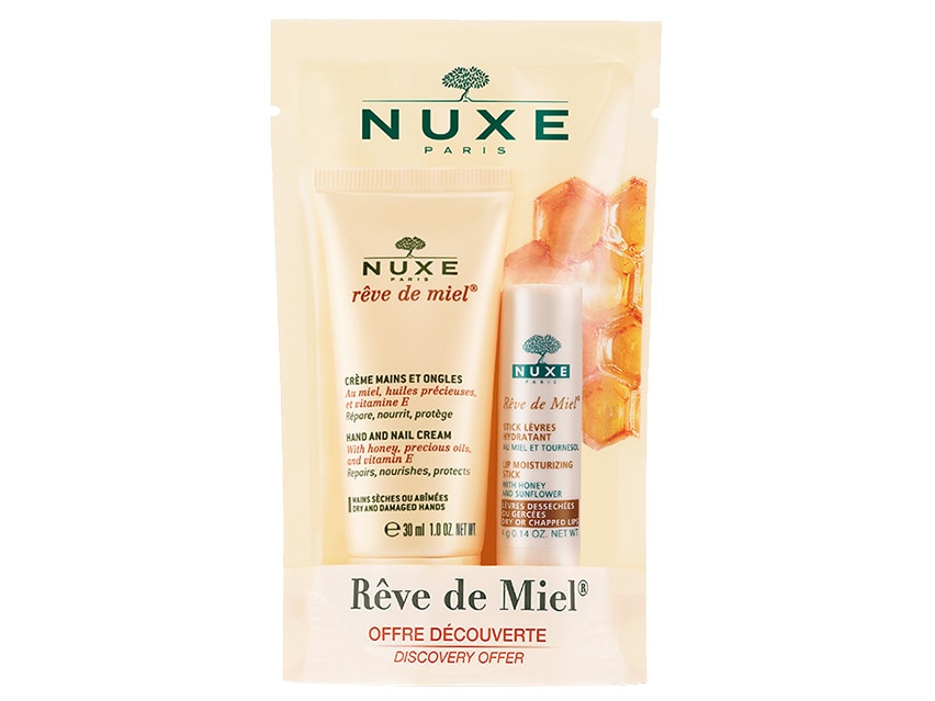 NUXE Rêve de Miel®  Lip Stick & Hand Cream Set 	