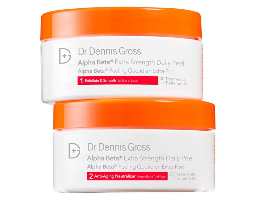 Try Dr. Dennis Gross Extra Strength Alpha Beta Chemical Peel.