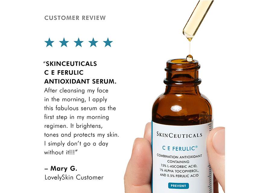 Customer review of SkinCeuticals C E Ferulic Antioxidant Serum