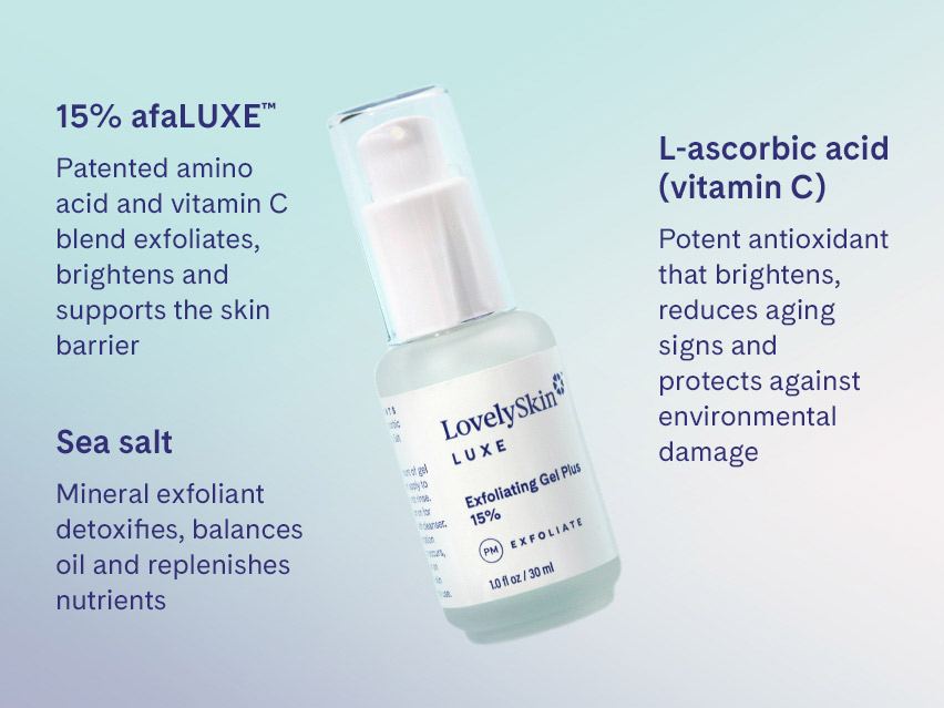 LovelySkin LUXE Exfoliating Gel Plus 15%