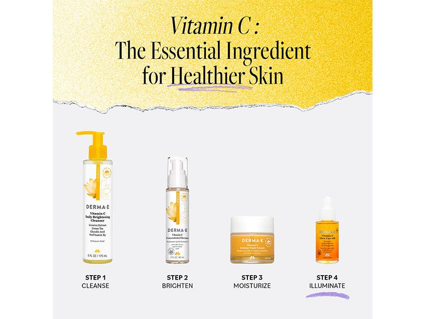 derma e Vitamin C Glow Face Oil