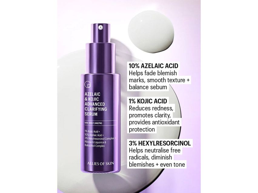 Allies of Skin Clinical Clarify &amp; Growth Factor Lifting Serum Duo