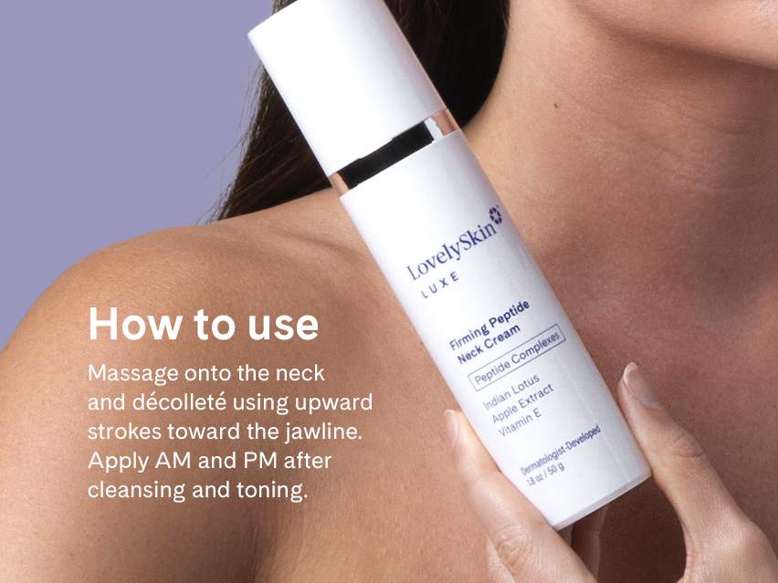 LovelySkin LUXE Firming Peptide Neck Cream