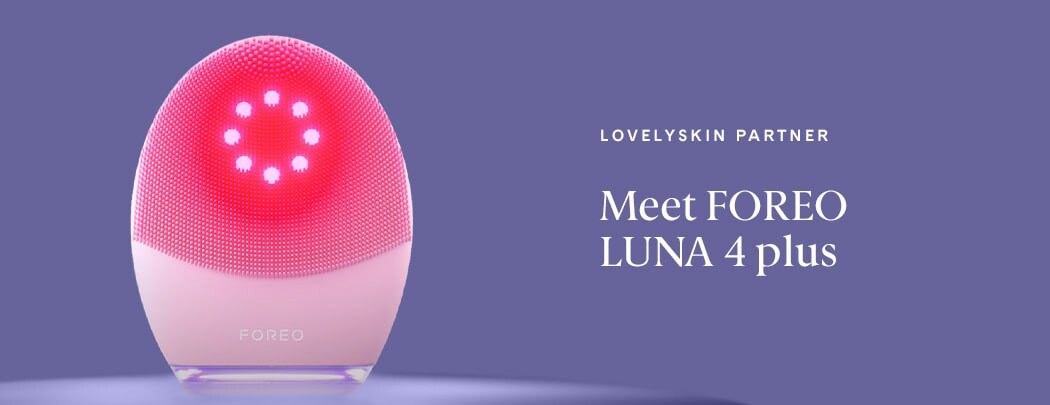 The FOREO Luna 4 Plus device pictured against a neutral background