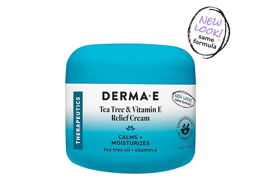 derma e Therapeutic Tea Tree &amp; Vitamin E Relief Cream