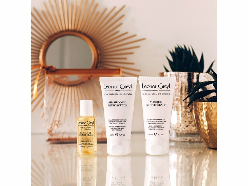 Leonor Greyl Premium Luxury Travel Kit for Damaged Hair