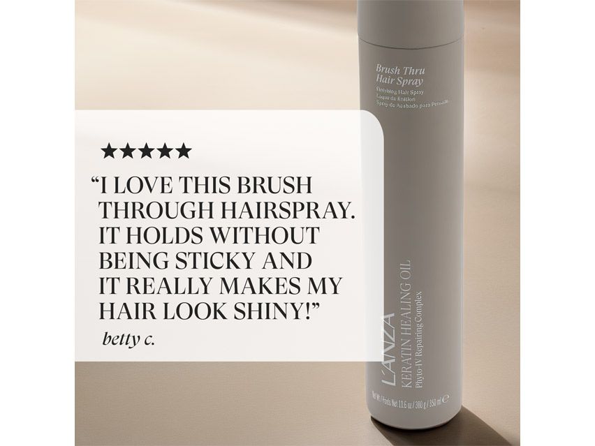 L&#39;ANZA Keratin Healing Oil Brush Thru Hair Spray