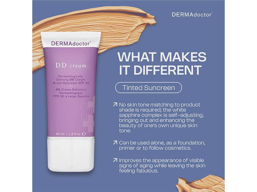 DERMAdoctor DD Cream Dermatologically Defining BB Cream Broad Spectrum SPF 30