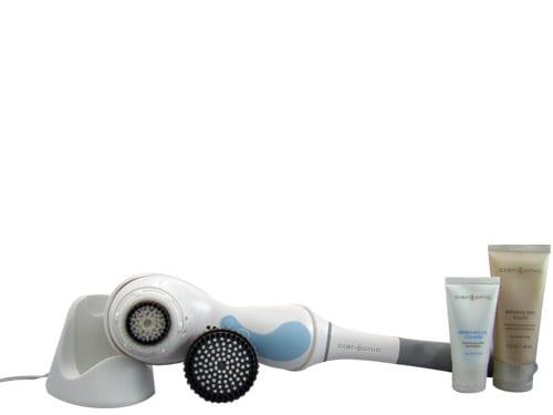 Clarisonic Pro Sonic Skin Cleansing System for Face & Body with Extension Handle  White