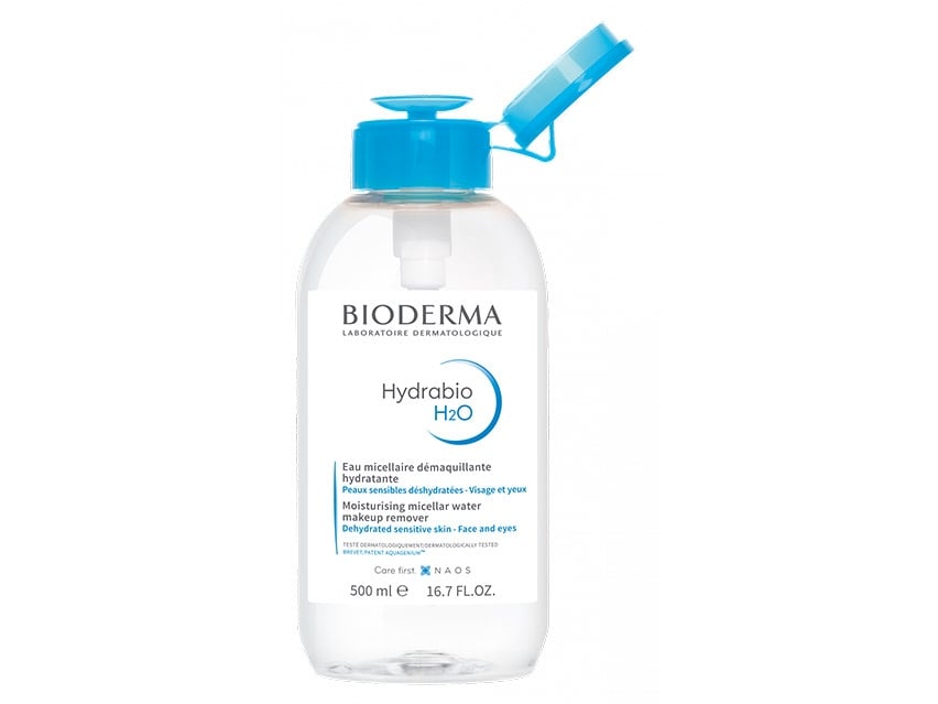 Bioderma Hydrabio H2O Moisturising Micellar Water Makeup Remover Pump - Limited Edition