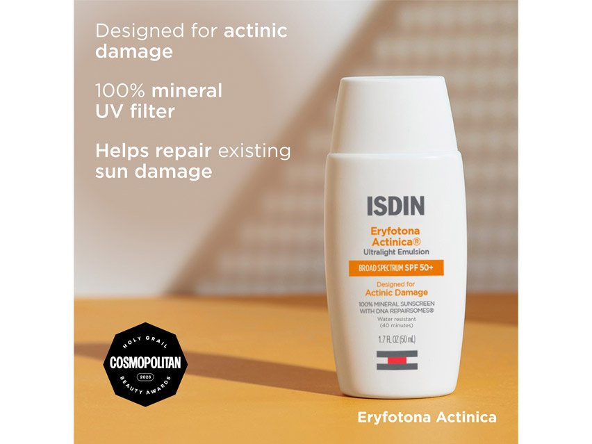ISDIN Photo Eryfotona Actinica Daily Lightweight Mineral SPF 50+ Sunscreen