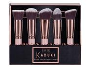 Luxie Rose Gold Kabuki Brush Set