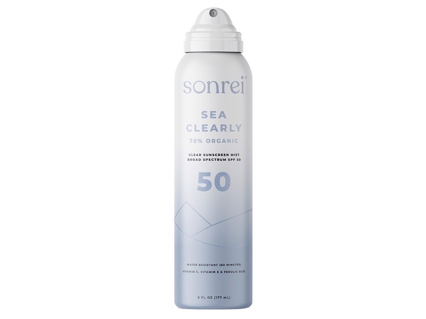 Sonrei Sea Clearly Organic SPF 50 Clear Mist Sunscreen