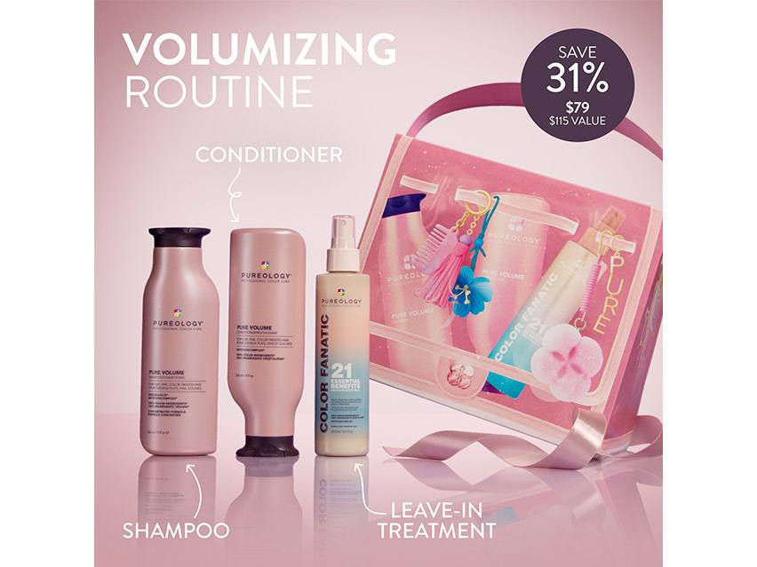 Pureology Pure Volume Handled with Hair Care Set - Limited Edition