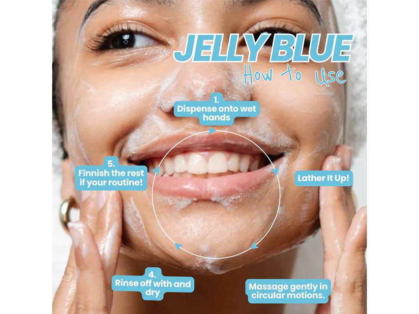 SelpH Jelly Blue Superfood Cleanser