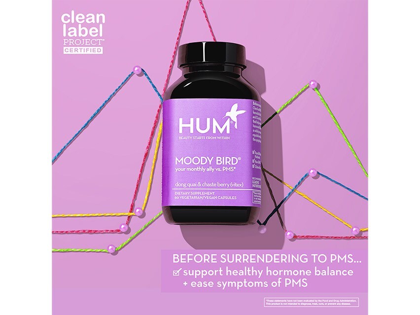 HUM Nutrition Moody Bird Dietary Supplement LovelySkin
