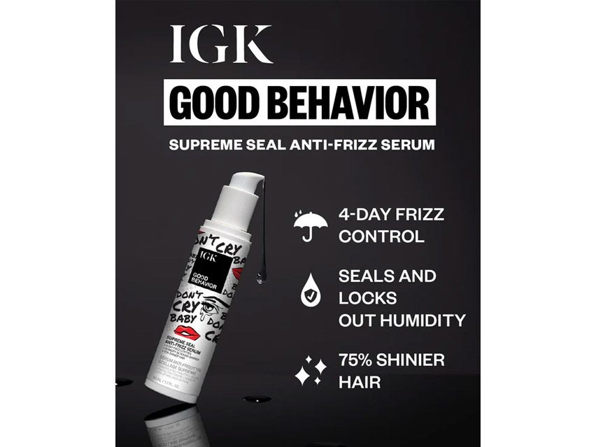 IGK Good Behavior Supreme Seal Anti-Frizz Serum