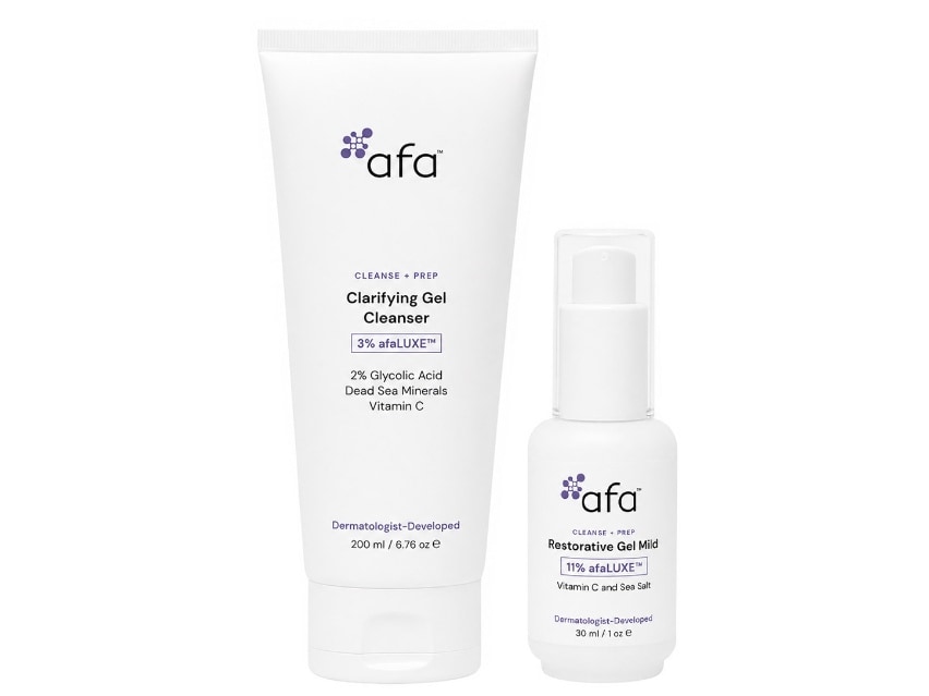 afa Clarifying Gel Cleanser &amp; Restorative Gel Mild Duo