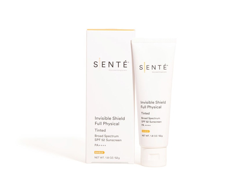 SENTE Invisible Shield Full Physical Tinted Sunscreen Broad Spectrum SPF 52