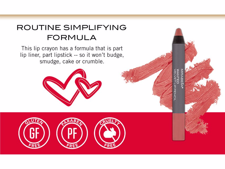 Mirabella Stay All Day Velvet Lip Pencil - Wanted