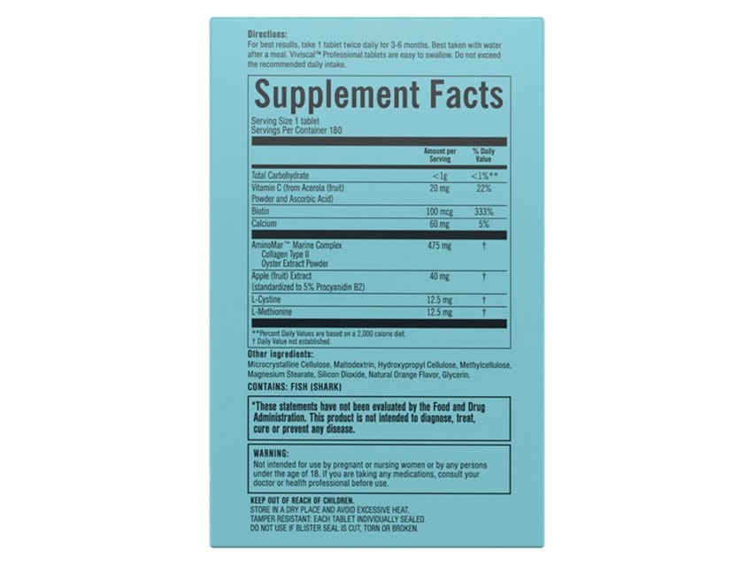 Viviscal PRO Thickening &amp; Strengthening Trio &amp; Hair Growth Supplements - 180 Tablets