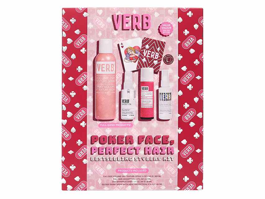 Verb Poker Face, Perfect Hair Bestselling Stylers Kit - Limited Edition