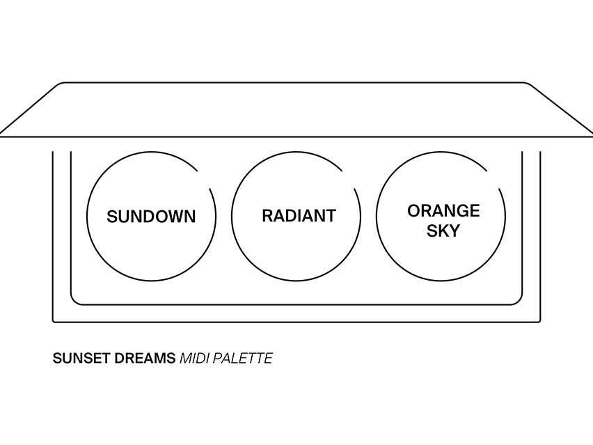 OFRA Cosmetics Midi Blush Palette - Sunset Dreams