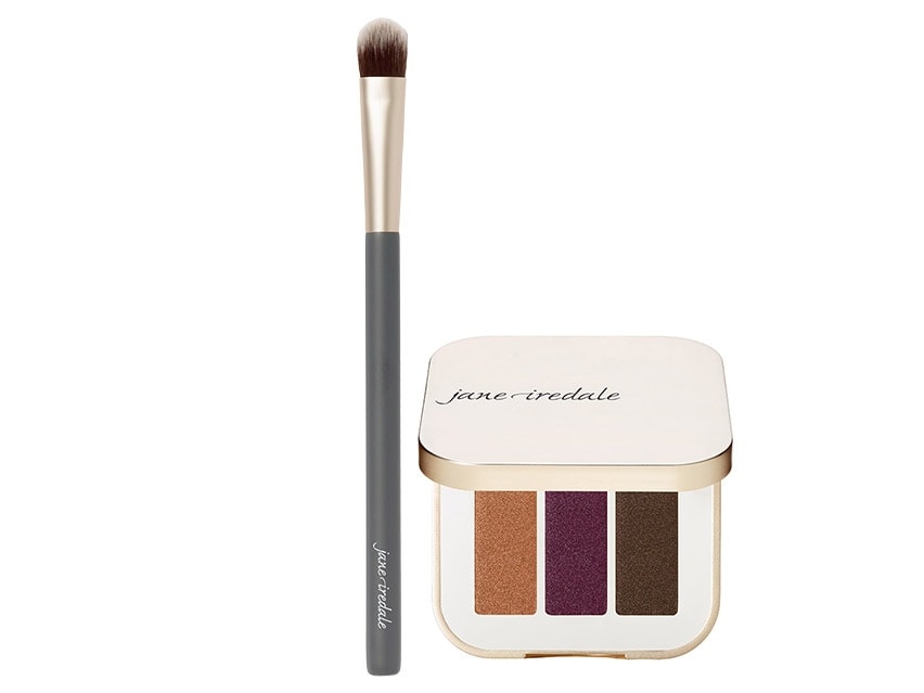 jane iredale Eye Shadow Triple and Fluffy Eye Brush duo