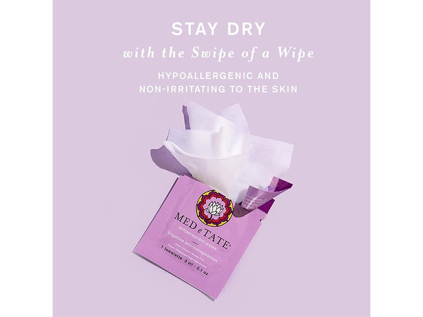 DERMAdoctor MED e TATE Antiperspirant Wipes