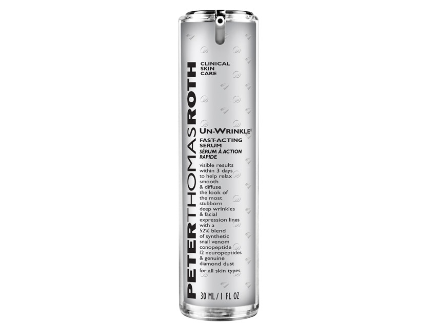 Try this Peter Thomas Roth Un Wrinkle Serum.