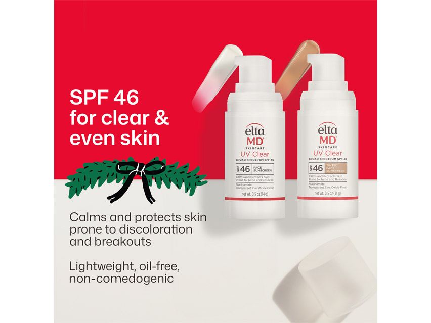 EltaMD UV Clear Broad Spectrum SPF 46 Facial Sunscreen Mini Duo - Limited Edition