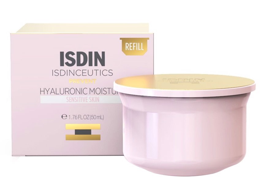 ISDIN ISDINCEUTICS Hyaluronic Moisture Hydrating Face Moisturizer for Sensitive Skin - Refill 1.76 fl oz