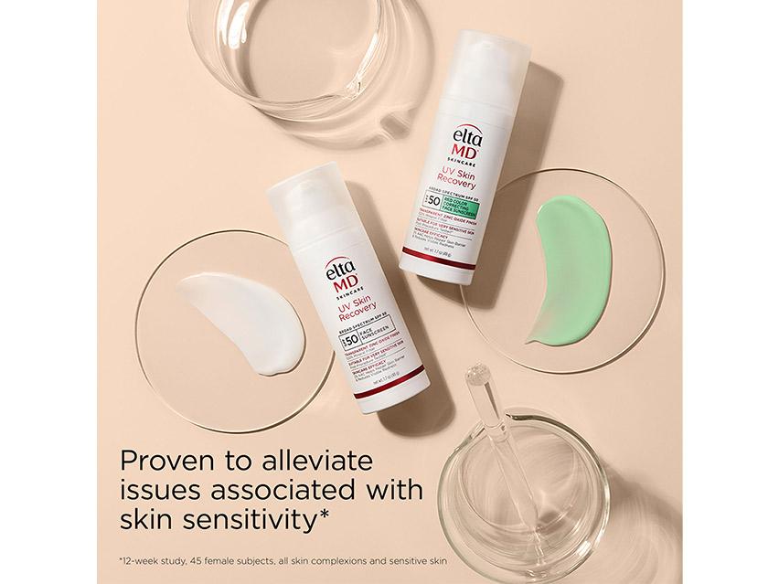 EltaMD UV Skin Recovery Broad Spectrum SPF 50 - Green Tint for Redness