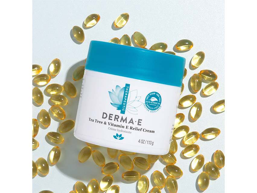 derma e Therapeutic Tea Tree &amp; Vitamin E Relief Cream