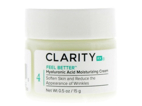 Free $40 ClarityRx Travel-Size Feel Better Hyaluronic Acid Moisturizing Cream