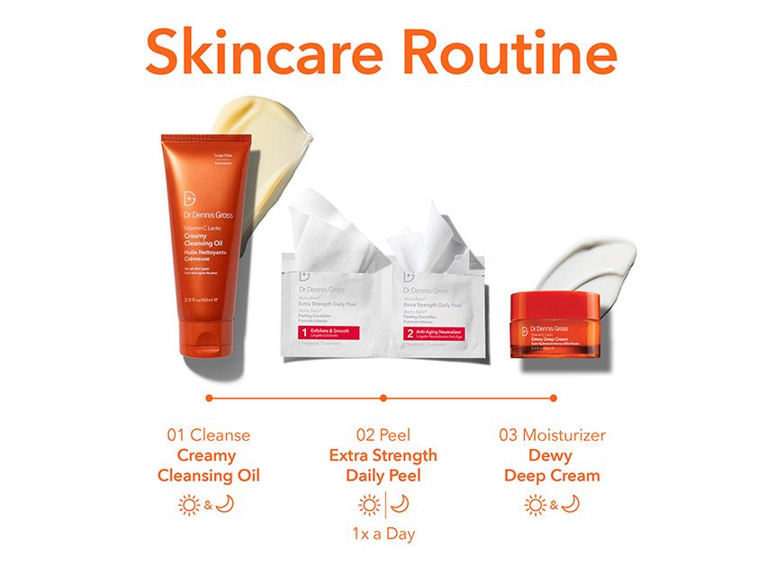 Dr. Dennis Gross Skincare Radiant, Smooth &amp; Firm Extra Strength Daily Peel Kit - Limited Edition