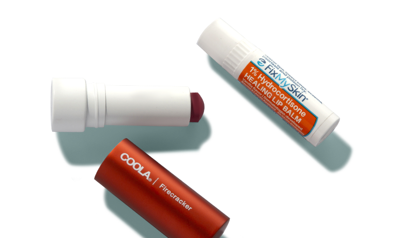 FixMySkin lip balm and Coola lip balm