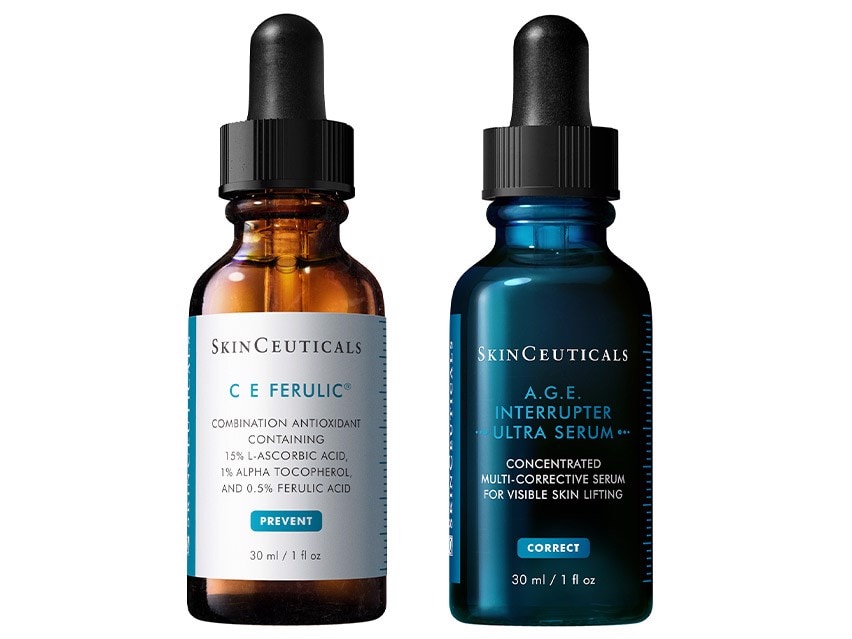 SkinCeuticals A.G.E Intereupter Ultra Serum & C E Ferulic Antioxidant Serum Duo
