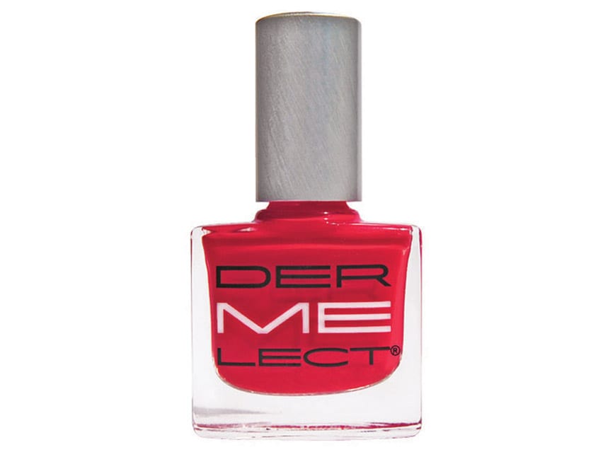 Dermelect Cosmeceuticals ME - Peptide Infused Color Nail Treatment - Power Trip - Burst of Red with Pink Undertones
