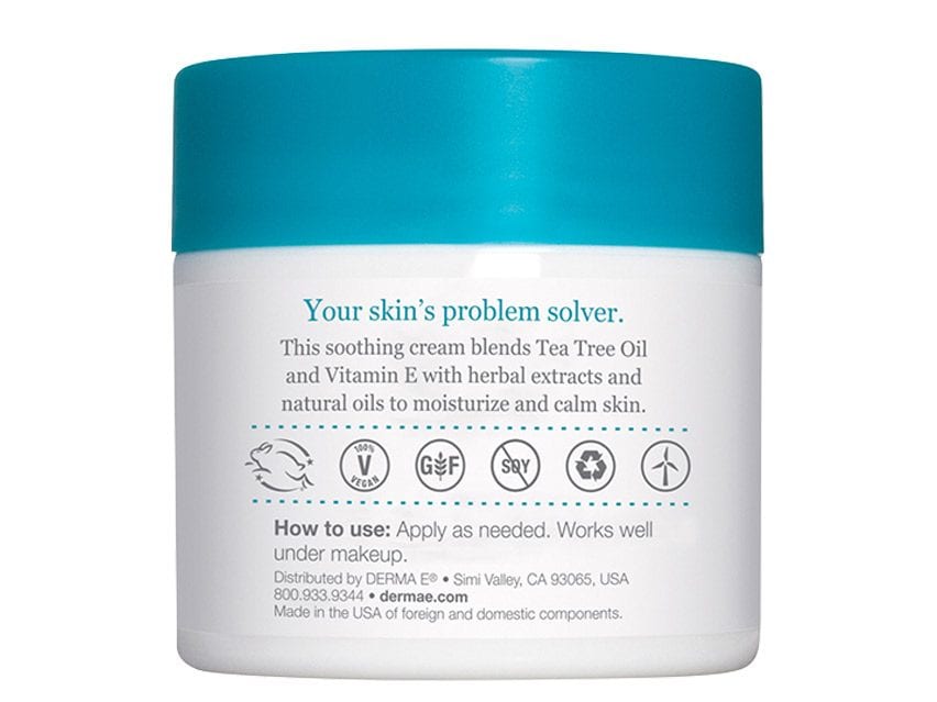 derma e Therapeutic Tea Tree &amp; Vitamin E Relief Cream