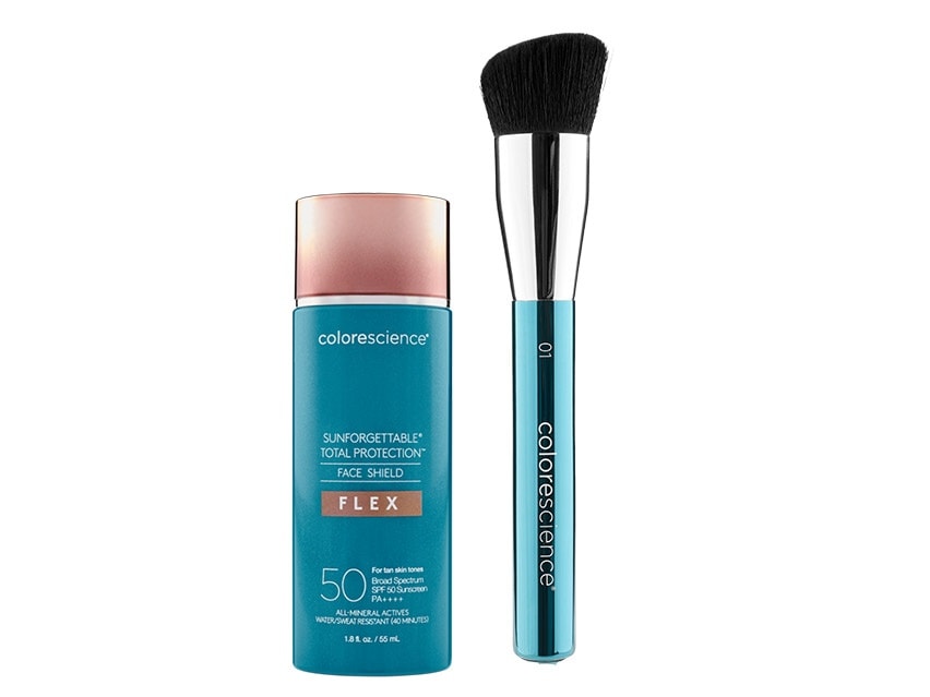 Colorescience Angled Brush & Sunforgettable® Total