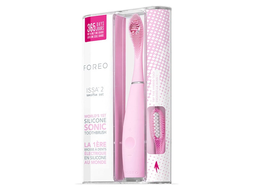 FOREO ISSA 2 Sensitive Oral Care Set - Pearl Pink