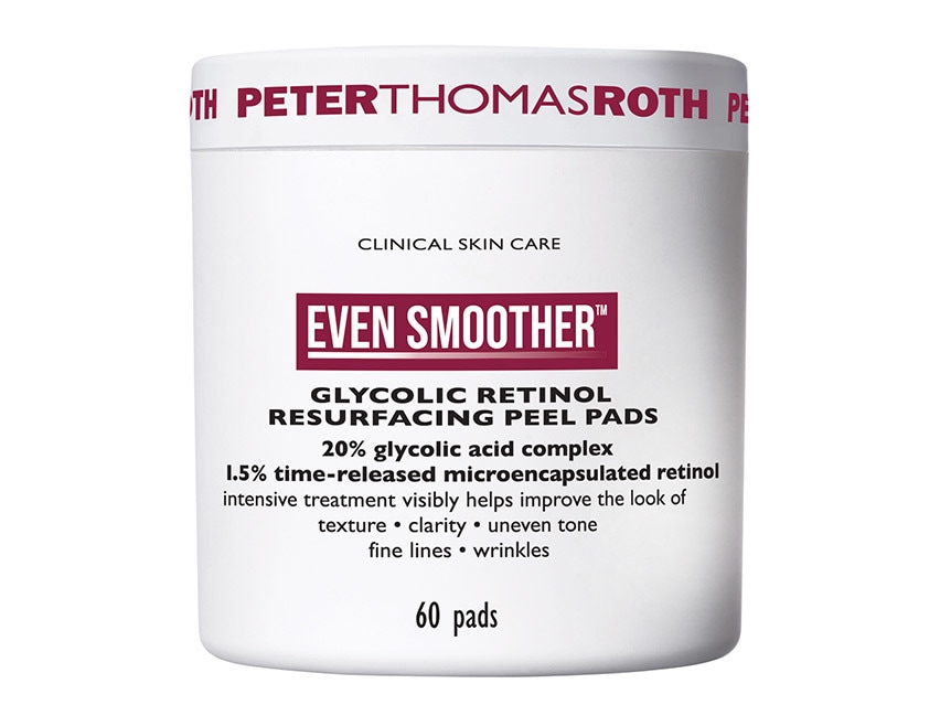 Peter Thomas Roth Even Smoother Glycolic Retinol Resurfacing Peel Pads