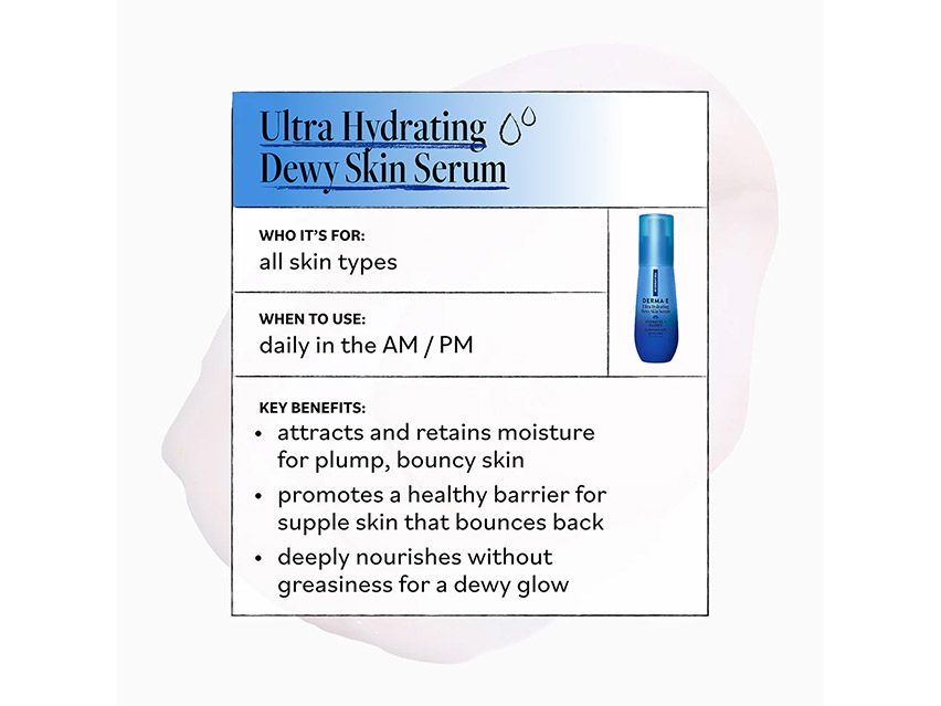 derma e Ultra Hydrating Hyaluronic Acid Dewy Skin Serum