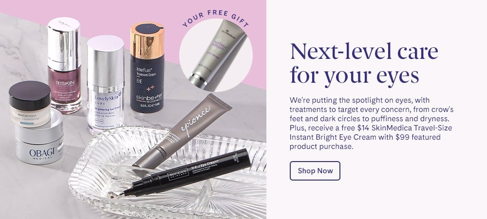 Free $14 SkinMedica Travel-Size Instant Bright Eye Cream with $99 Featured Product Purchase