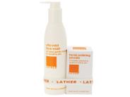 LATHER Cleansing & Polishing Pair - Combination Skin