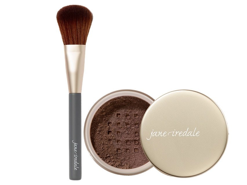 jane iredale Amazing Base Loose Mineral Powder SPF 15/20 and Powder Complexion Brush duo