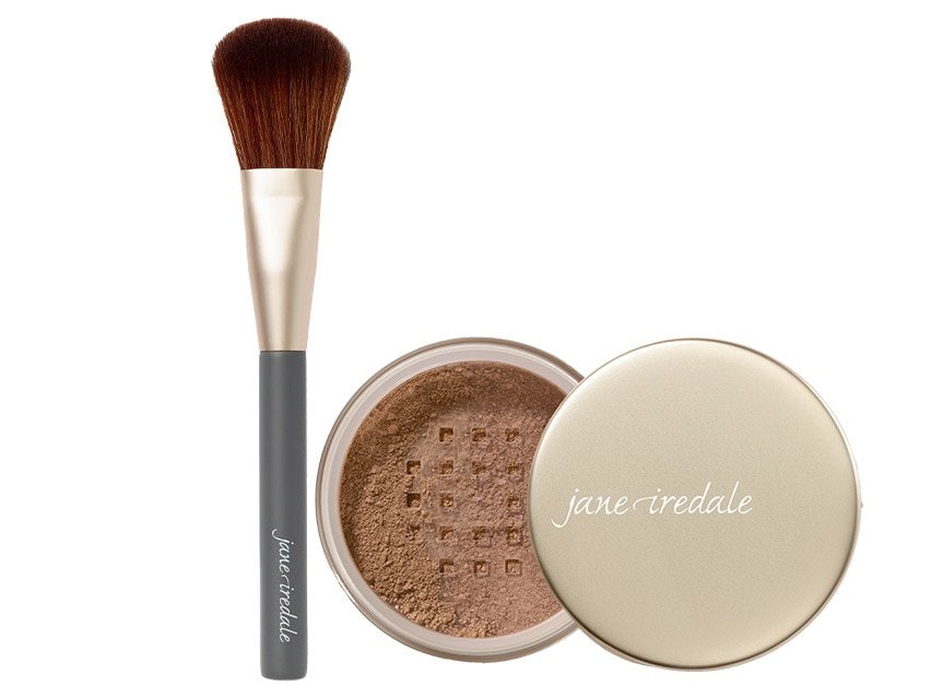 jane iredale Amazing Base Loose Mineral Powder SPF 15/20 and Powder Complexion Brush duo